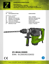 Zipper ZI-BHA1500D Drill Hammer 1500 W User manual