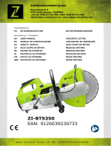 Zipper ZI-BTS350 Concrete Cutter and Polisher User manual