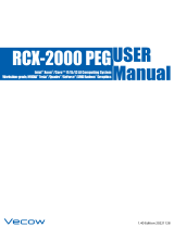 Vecow RCX-2330 PEG User manual