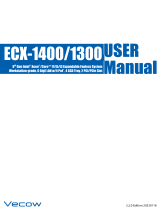 Vecow ECX-1400 PEG (I350) User manual