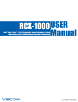 Vecow RCX-1400 User manual