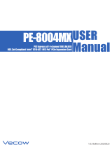 Vecow PE-8004MX (M12 10G PoE+) User manual