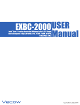 Vecow EXBC-2000-8145U User manual