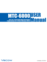 Vecow MTC-6017 User manual