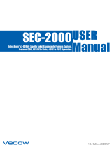 Vecow SEC-2220 User manual