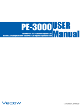 Vecow PE-3004 User manual