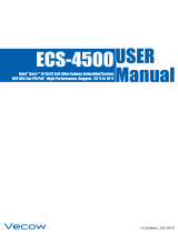 Vecow ECS-4500 User manual