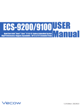 Vecow ECS-9110 User manual