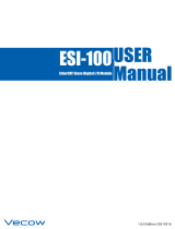 Vecow ESI-100 User manual