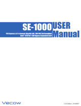 Vecow SE-1000 Series User manual