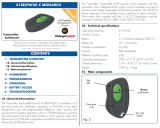 Transmitter 418ELPW2K-C Owner's manual