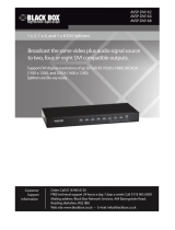 Black Box AVSP-DVI1X2 Owner's manual