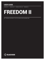 Black Box Freedom II Series User manual