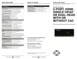 Black Box SS2P-SH-HDMI-UCAC Quick start guide