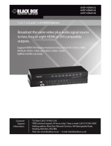 Black Box AVSP-HDMI1X2 Owner's manual
