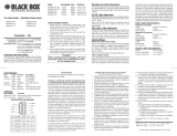 Black Box ME662A-SSC User manual