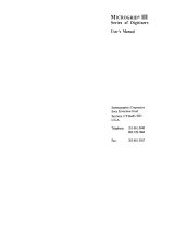 GTCO Cal Comp Microgrid III / Ultra Series User guide