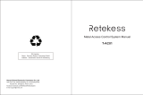 Retekess T-AC01 User manual