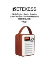 Retekess TR401 DAB+Digital Radio Speaker User manual