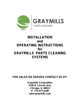 Graymills Spray Front and Top-Load Cabinet Owner's manual