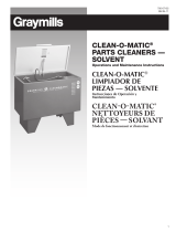 Graymills Solvent Clean-O-Matic Owner's manual