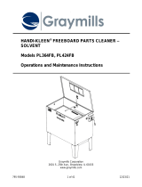 Graymills Solvent Handi-Kleen PL364FB PL424FB -1204 Owner's manual