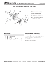 Graymills Diaphragm One Inch Kit Bolt-Through Diaphragm Owner's manual