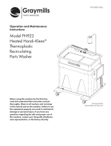Graymills Aqueous PH922-A Owner's manual