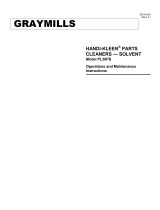Graymills Solvent Handi-Kleen PL36 Freeboard Owner's manual