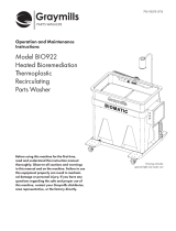 Graymills Bioremediation Biomatic BIO922-A Owner's manual