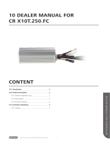 BAFANG CR X10T.250.FC Owner's manual