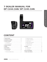 BAFANG DP C244/245.CAN Owner's manual