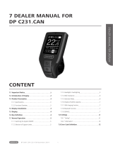 BAFANG DP C230/231.CAN Owner's manual