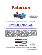 Waterite Air Injector 1" Operating instructions