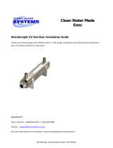 Wonder Light Ultraviolet Sterilizer Stainless Steel FS-24 24 GPM 110V Installation guide