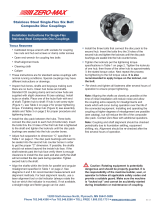 Zero-Max Single-Flex Operating instructions