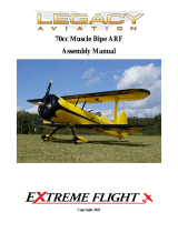 Legacy Aviation 70cc Muscle Bipe User manual