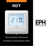 EPH Controls RDT Operating instructions