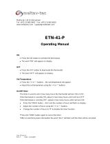 meitav-tec ETN-41-P Owner's manual