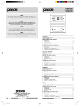 Paso SDP220 Owner's manual