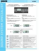 Paso AC6000 Owner's manual
