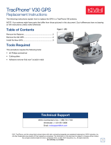 KVH TracPhone V30 Operating instructions