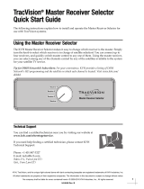 TracVision Master Receiver Selector Quick start guide