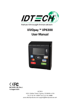 ID TECH vp6300 User manual