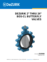 DeZurik VALVE BOS-CL 2-24" Operating instructions