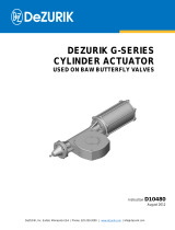 DeZurik ACT G-SERIES CYLINDER 6A/12A Operating instructions