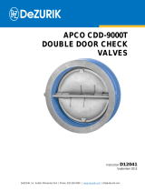 DeZurikVALVE CDD DOUBLE DOOR CHECK VALVE 9000T