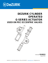 DeZurik ACT G-SERIES CYLINDER ECCENTRIC Operating instructions