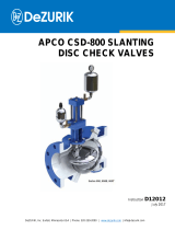 DeZurikVALVE CSD (800) SLANTING DISC CHECK