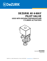 DeZurikPILOT VALVE SOLENOID (4V) 8342 4-WAY FUW DIAPH/CYL